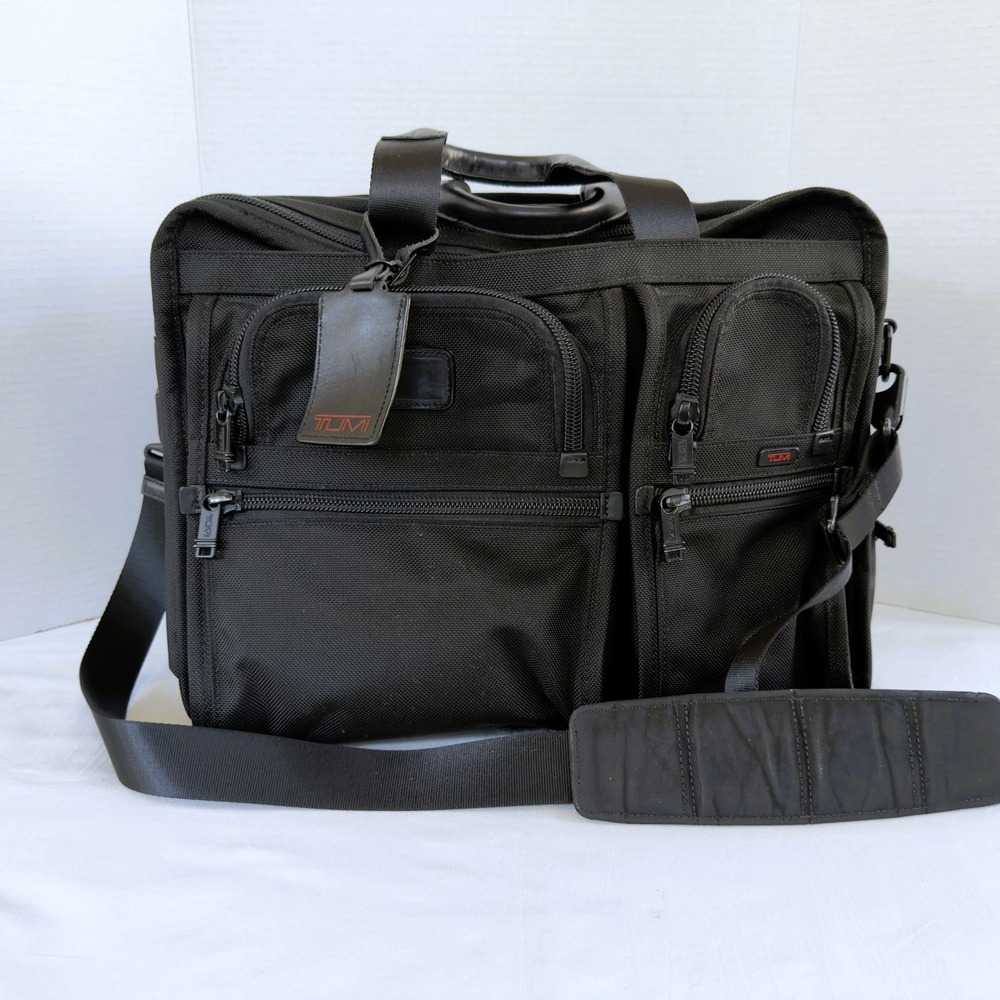 TUMI 26160DH 15 Inch Ballistic Nylon Expansion Laptop/Briefcase Shoulder Strap